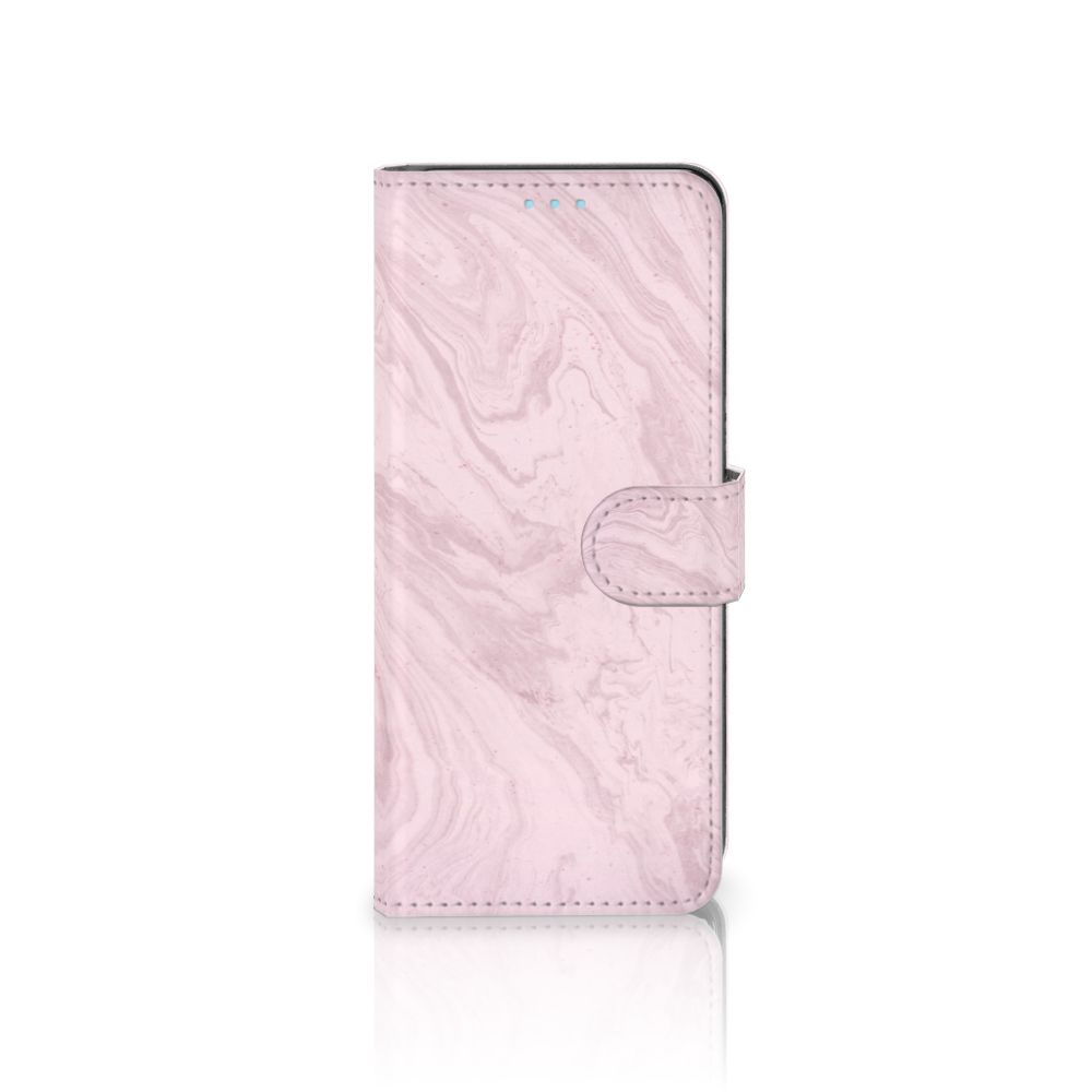 Sony Xperia 10 III Bookcase Marble Pink - Origineel Cadeau Vriendin