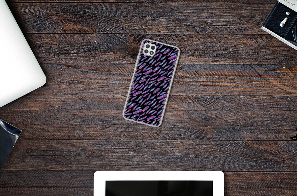 Samsung Galaxy A22 5G TPU bumper Feathers Color B2C Telecom