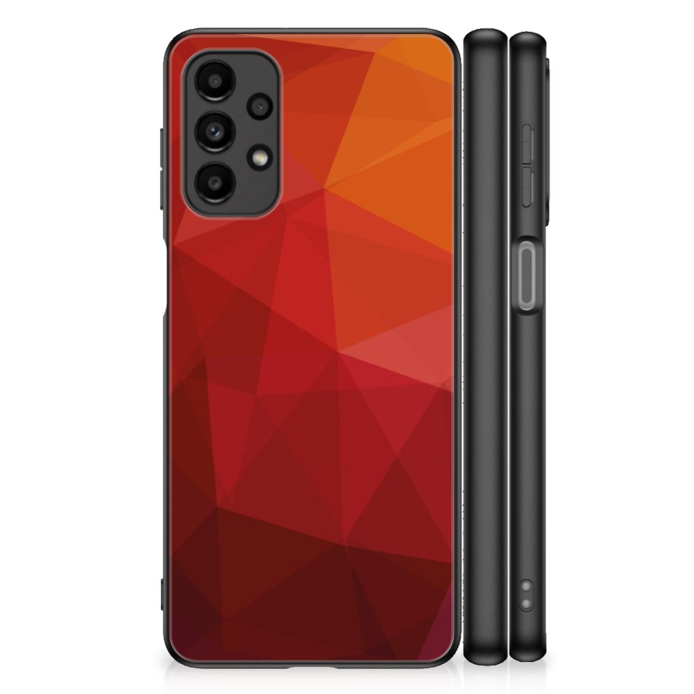 Backcover voor Samsung Galaxy A13 4G Polygon Red B2C Telecom