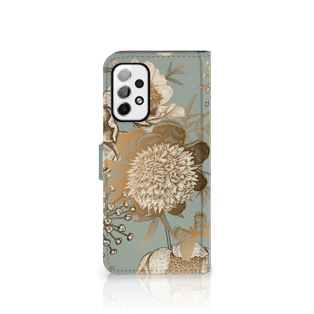 Hoesje voor Samsung Galaxy A73 5G Vintage Bird Flowers