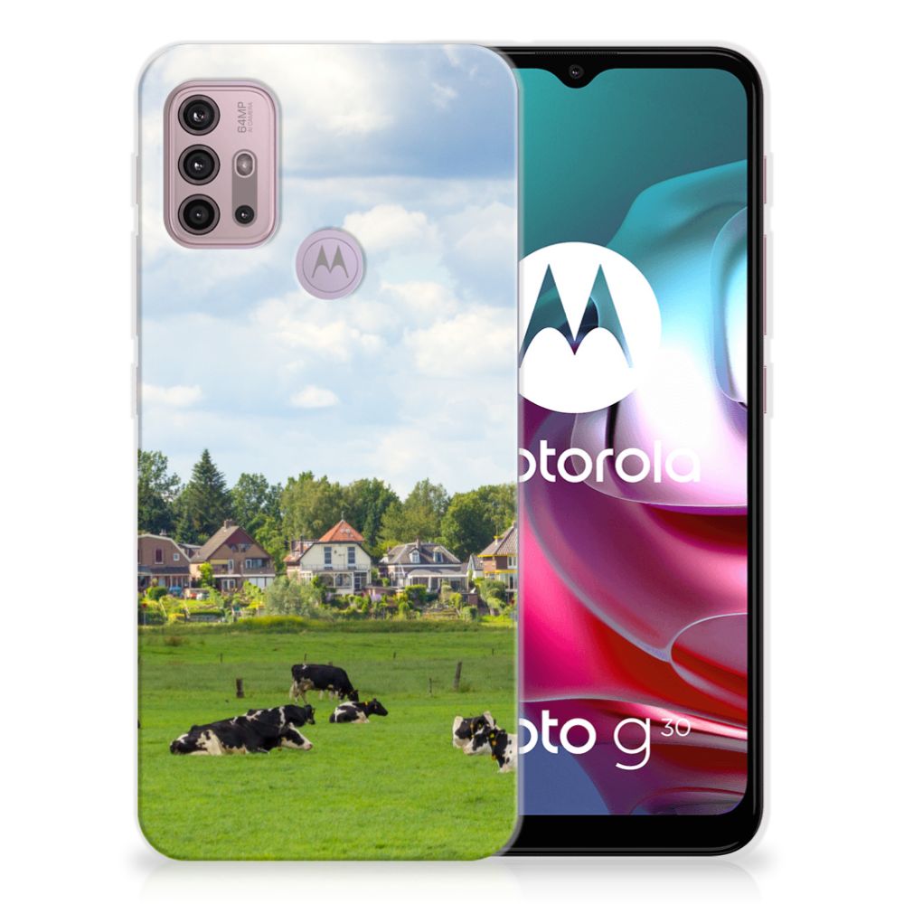 Motorola Moto G30 | G10 TPU Hoesje Koeien