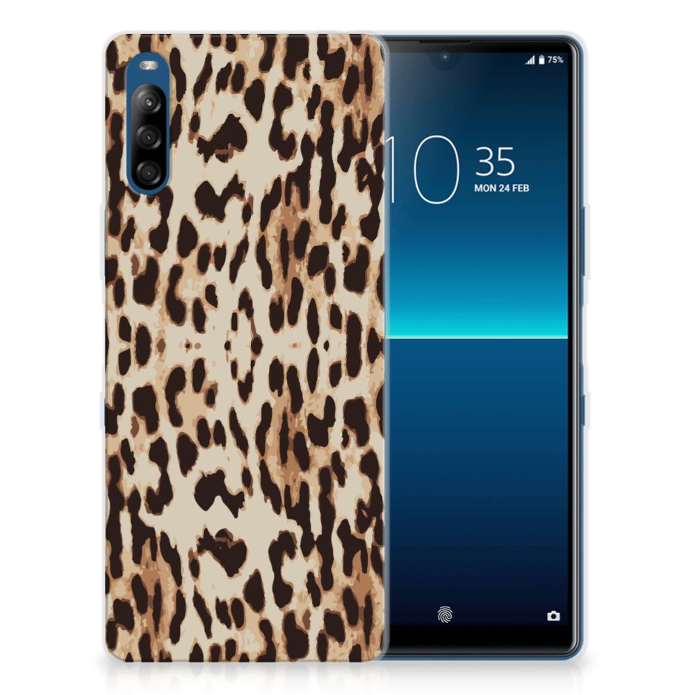 Sony Xperia L4 TPU Hoesje Leopard