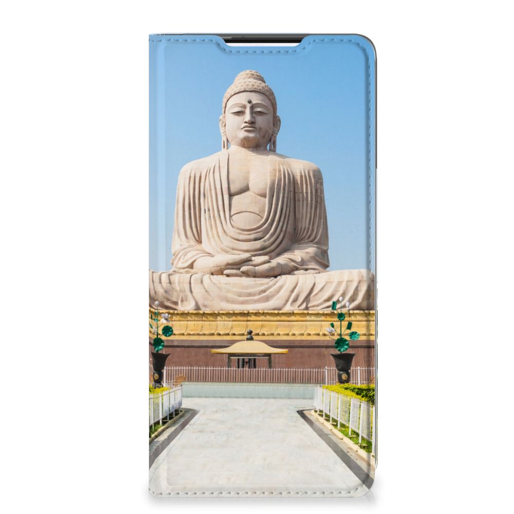Samsung Galaxy S21 Plus Book Cover Boeddha - B2C Telecom