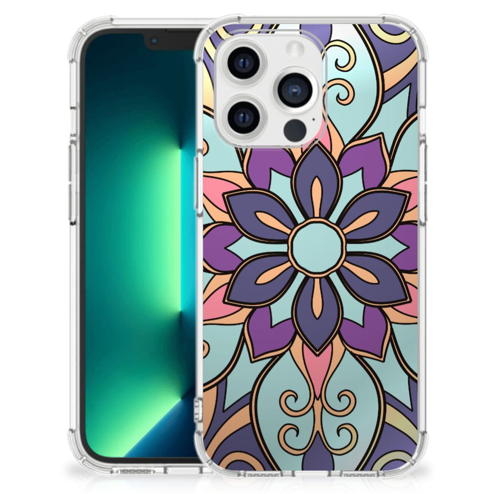 iPhone 13 Pro Max Case Purple Flower - B2C Telecom