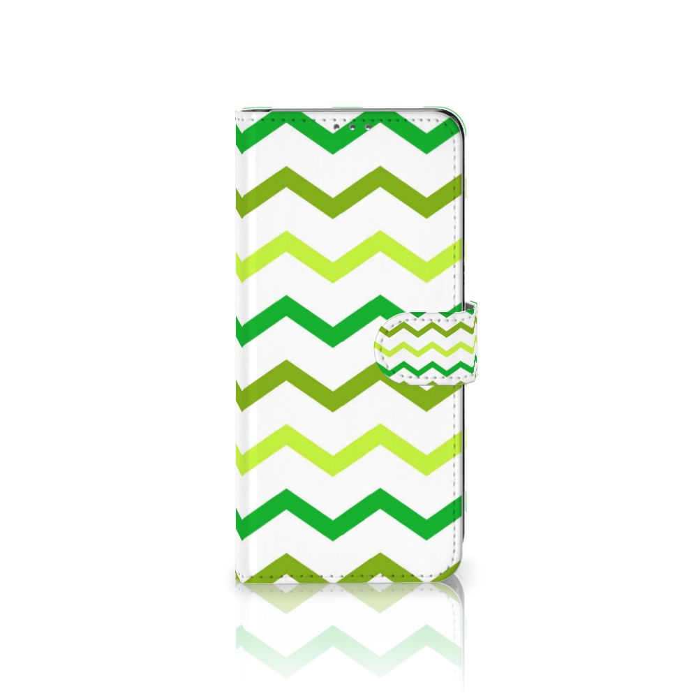 Samsung Galaxy S20 FE Telefoon Hoesje Zigzag Groen