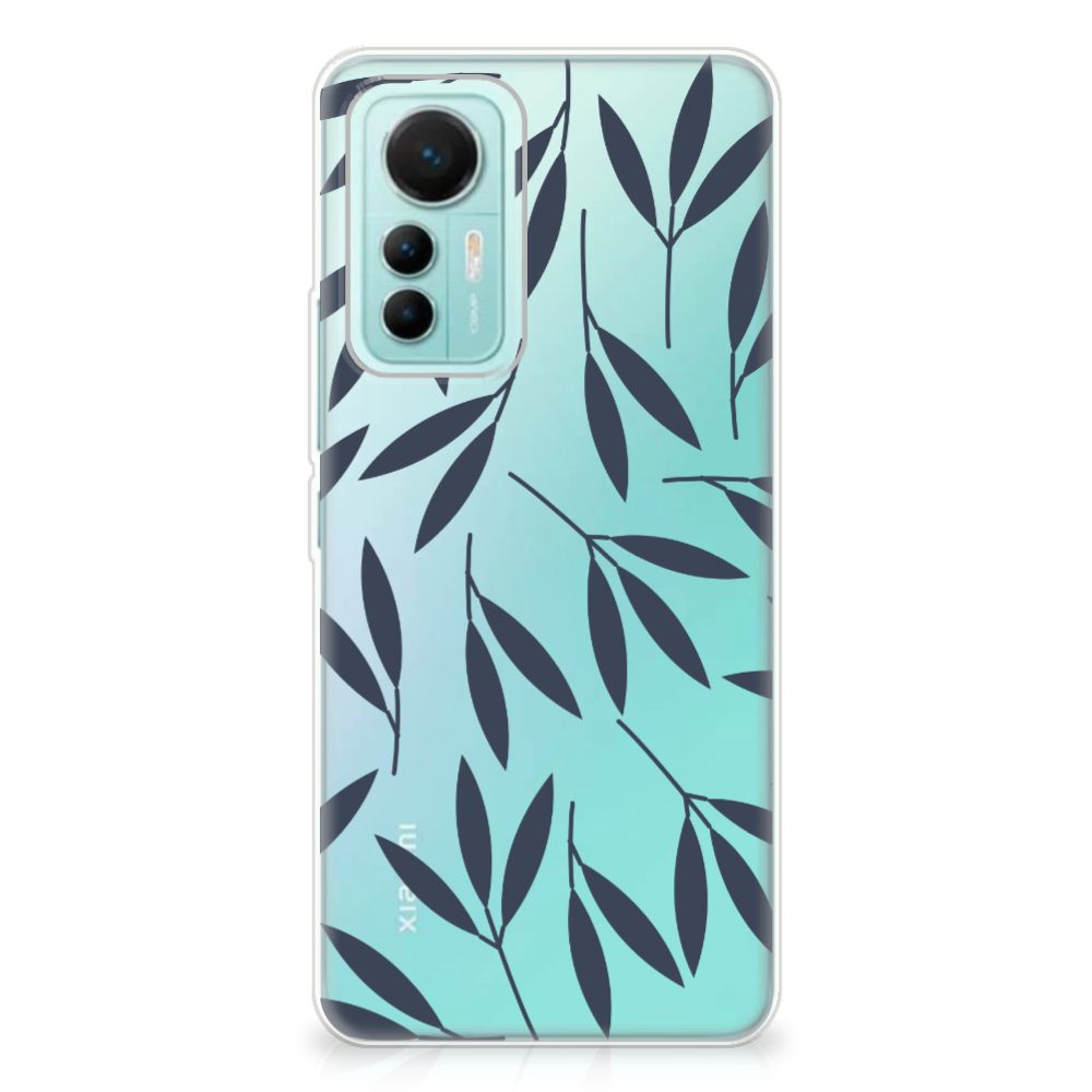Xiaomi 12 Lite TPU Case Leaves Blue B2C Telecom