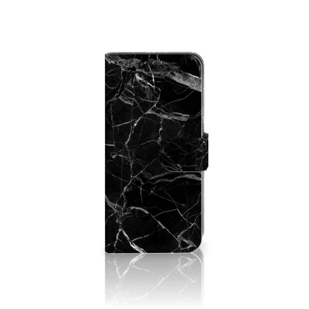 Samsung Galaxy M10 Bookcase Marmer Zwart - Origineel Cadeau Vader