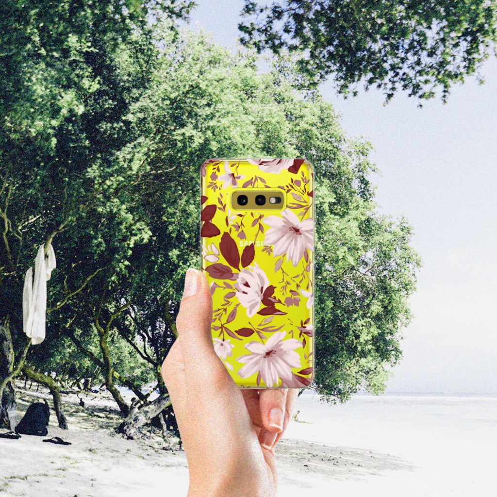 Hoesje maken Samsung Galaxy S10e Watercolor Flowers