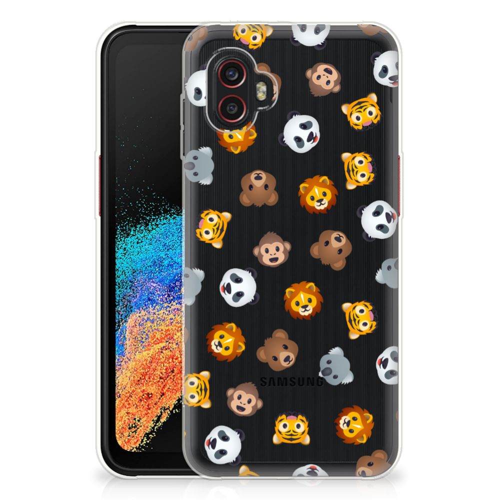 TPU bumper voor Samsung Galaxy Xcover 6 Pro Dieren Emojis