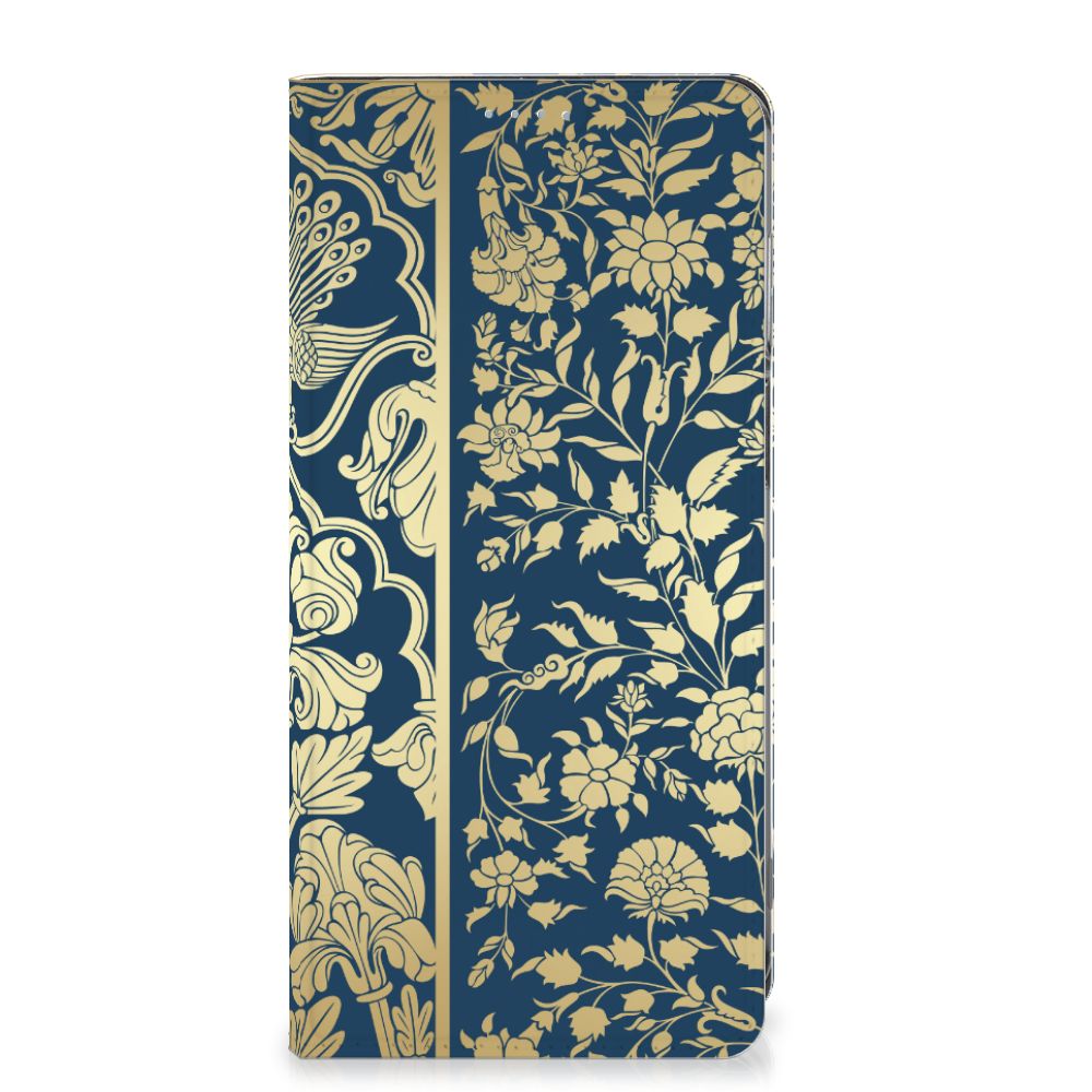 Motorola Moto G62 5G Smart Cover Beige Flowers