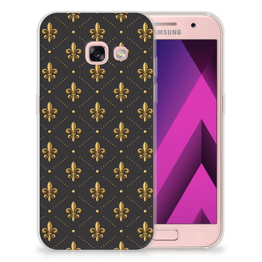 Samsung Galaxy A3 2017 TPU bumper Franse Lelie