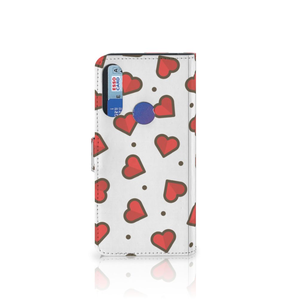 Alcatel 1S 2020 Telefoon Hoesje Hearts