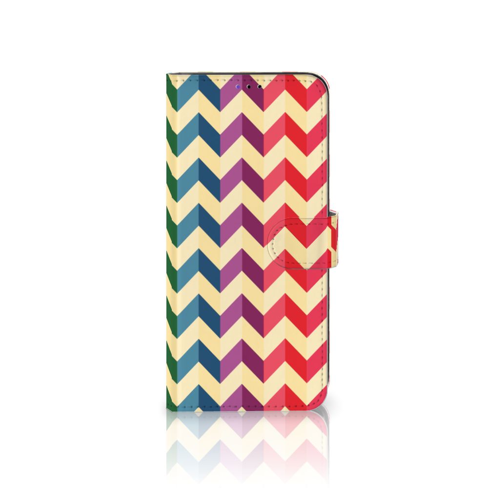 Samsung Galaxy A22 5G Telefoon Hoesje Zigzag Multi Color