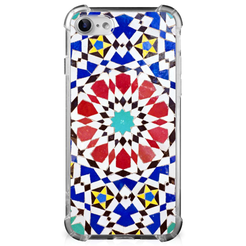 iPhone SE 2022/2020 | iPhone 8/7 Anti-Shock Hoesje Mozaïek