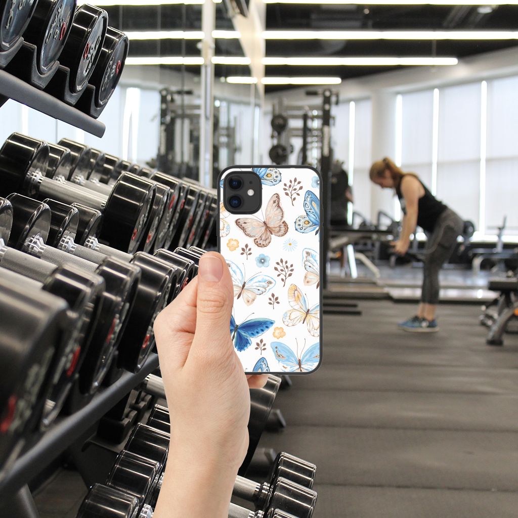 Dierenprint Telefoonhoesje voor iPhone 11 Vlinder B2C Telecom