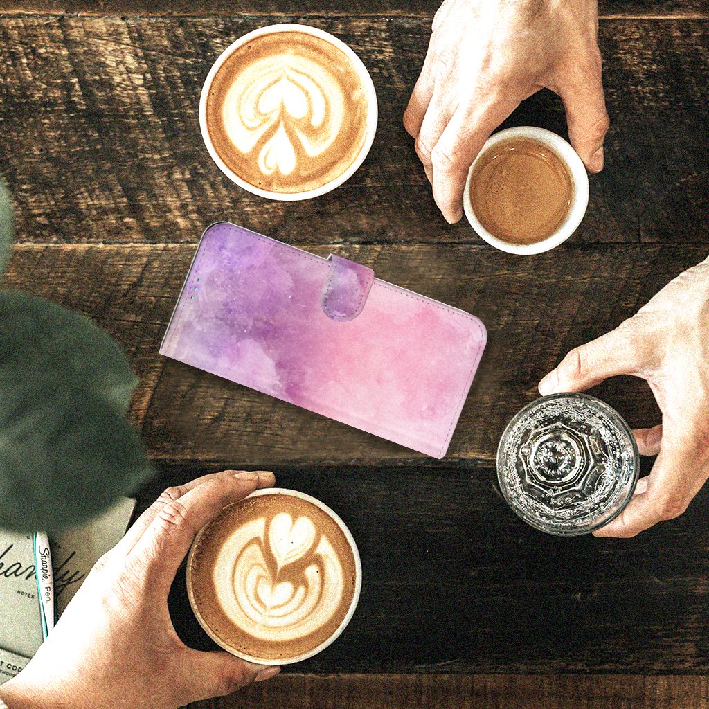 Hoesje Motorola Moto G9 Power Pink Purple Paint