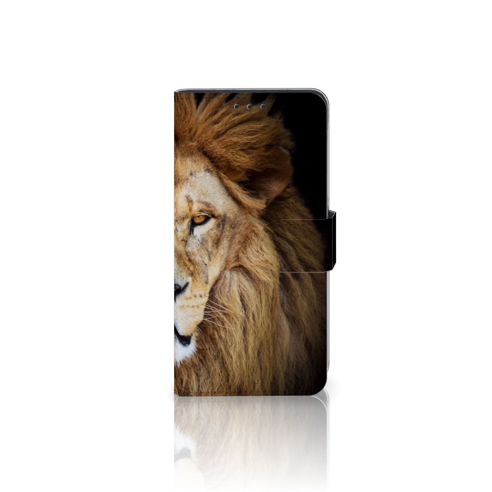 Huawei P40 Telefoonhoesje met Pasjes Leeuw