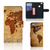 Huawei P10 Lite Flip Cover Wereldkaart