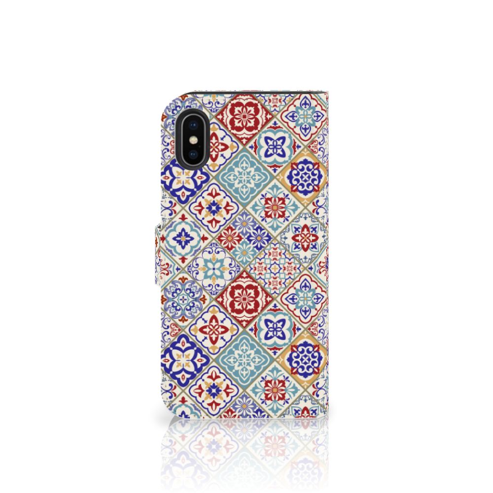 Apple iPhone X | Xs Bookcase Tiles Color