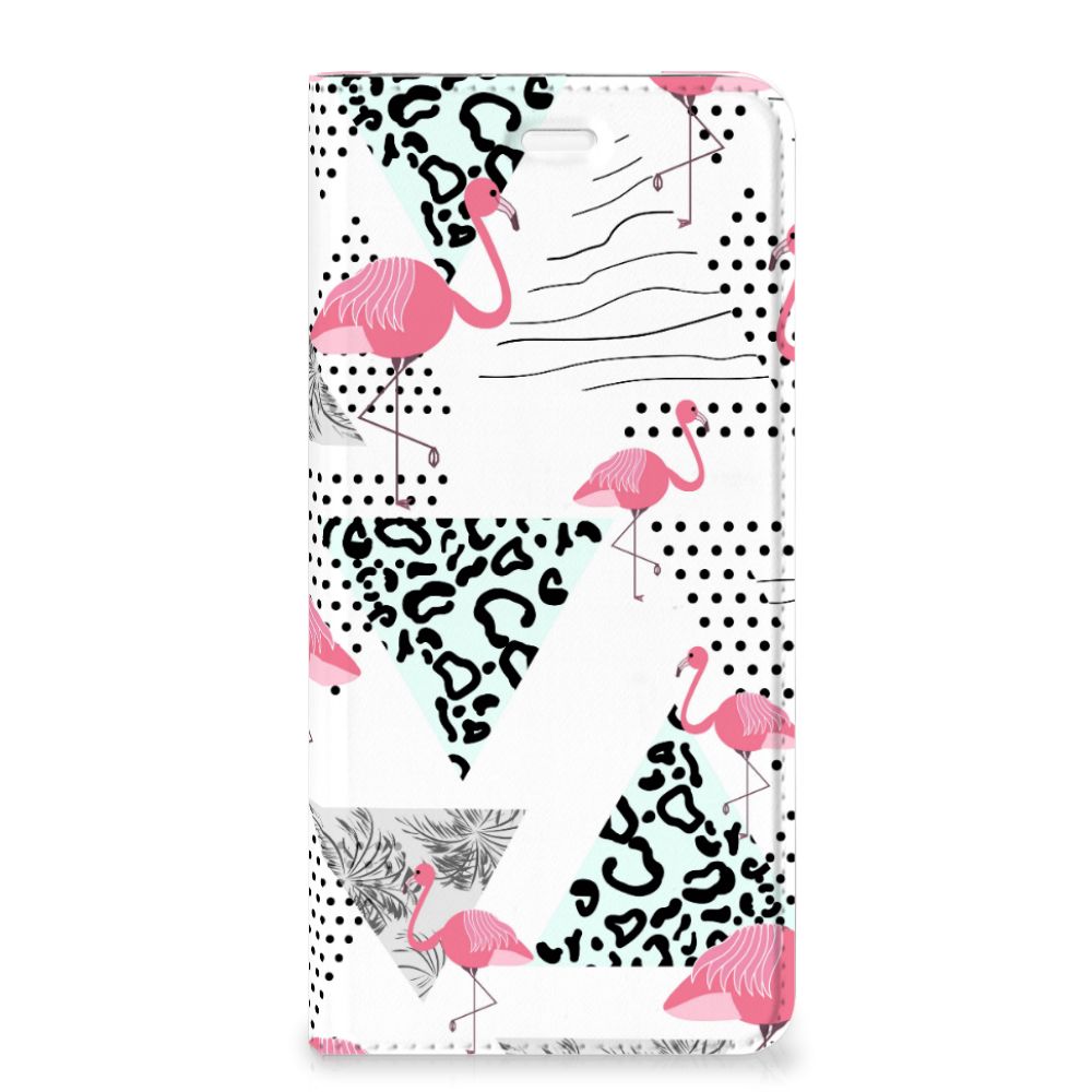 Huawei P10 Plus Hoesje maken Flamingo Triangle