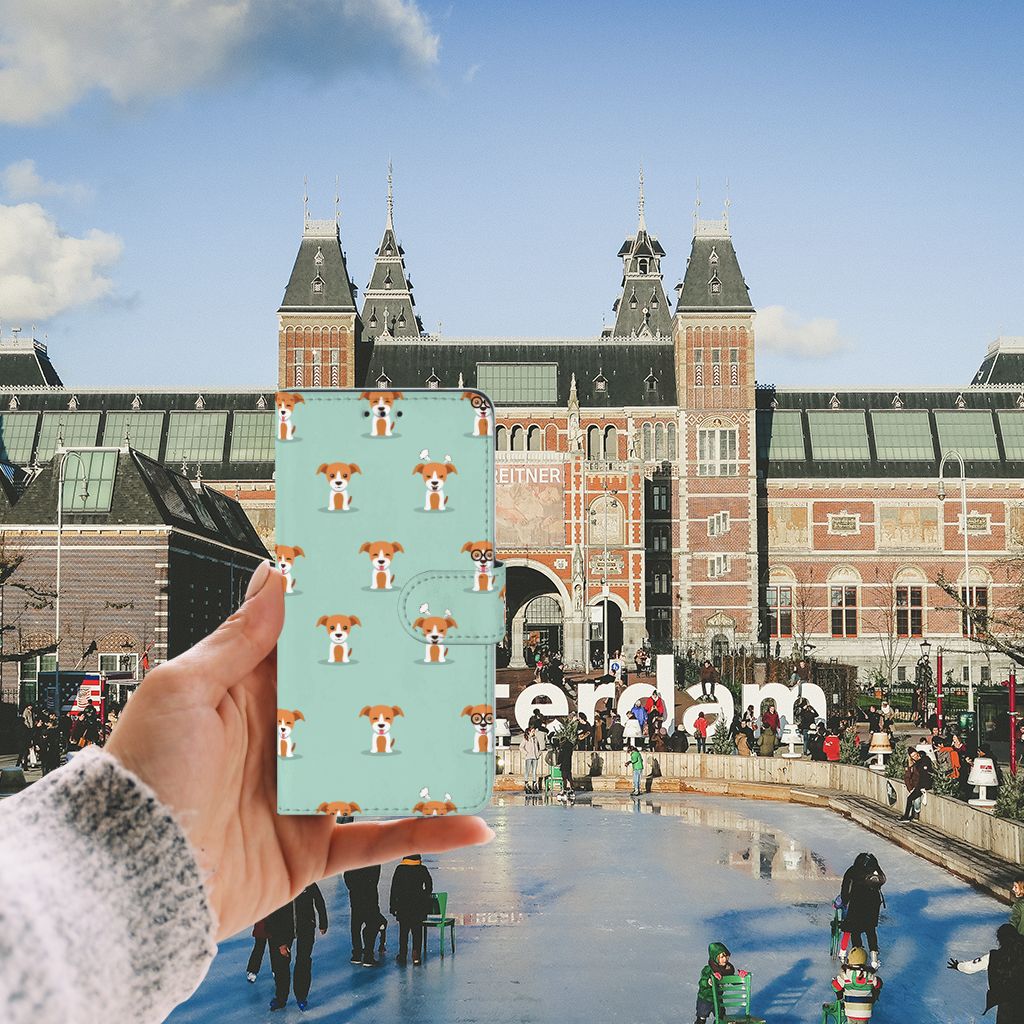 Huawei P10 Lite Telefoonhoesje met Pasjes Pups