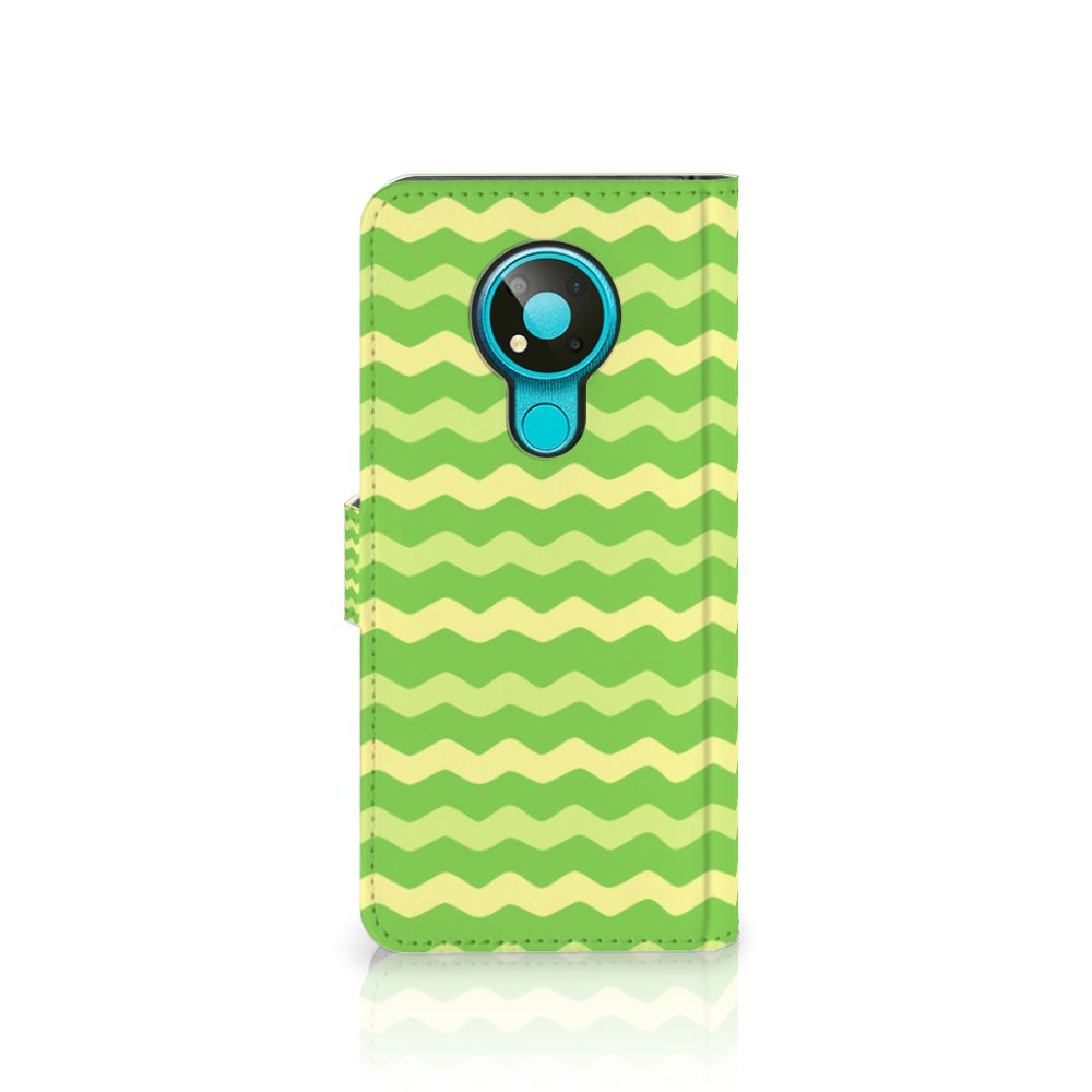 Nokia 3.4 Telefoon Hoesje Waves Green
