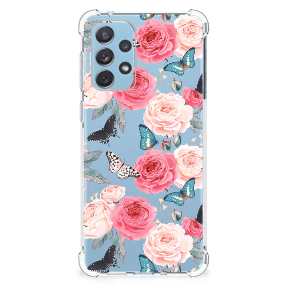 Samsung Galaxy A73 Case Butterfly Roses B2C Telecom