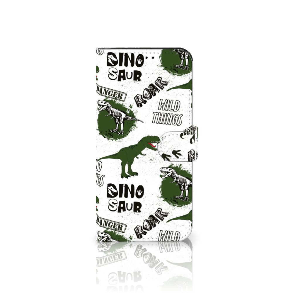 Telefoonhoesje met Pasjes voor Google Pixel 7 Dinosaurus