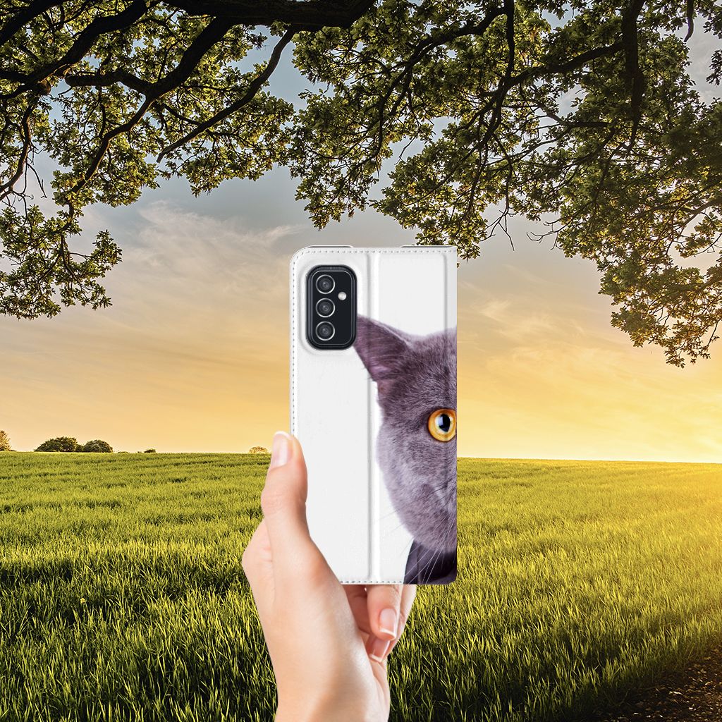 Samsung Galaxy M52 Hoesje maken Kat - B2C Telecom