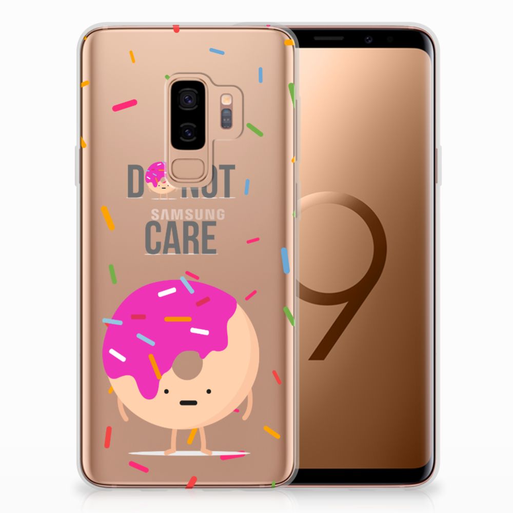 Samsung Galaxy S9 Plus Siliconen Case Donut Roze