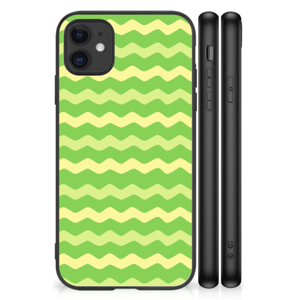 iPhone 11 Back Case Waves Green B2C Telecom