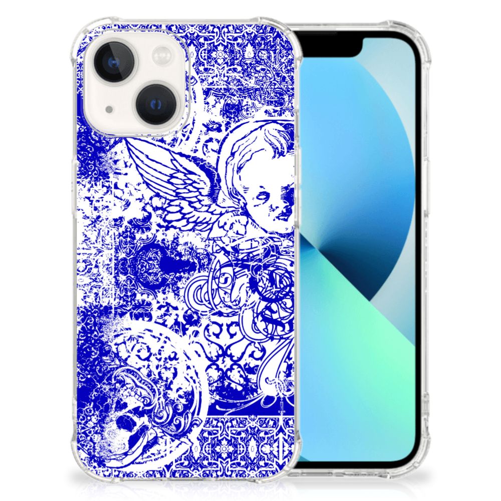 Extreme Case iPhone 13 Angel Skull Blauw B2C Telecom