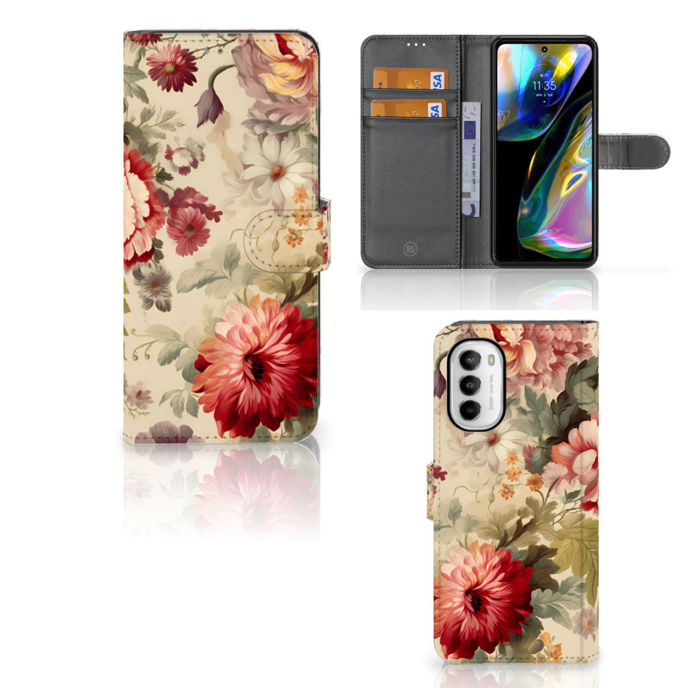 Hoesje voor Motorola Moto G52 | Moto G82 Bloemen