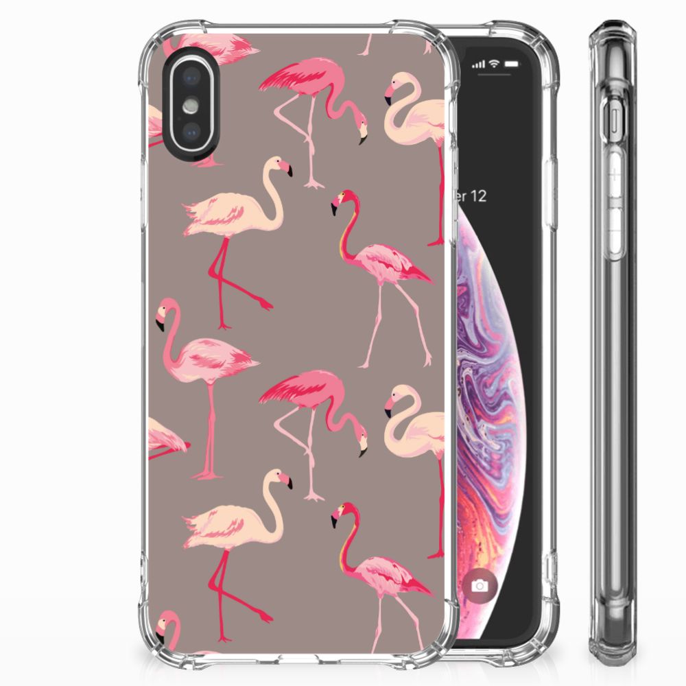 Apple iPhone X | Xs Case Anti-shock Flamingo