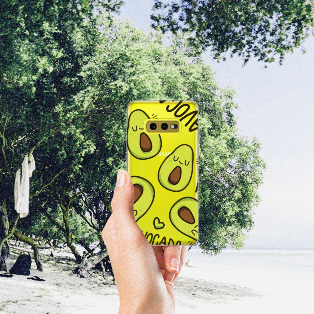 Samsung Galaxy S10e Telefoonhoesje met Naam Avocado Singing