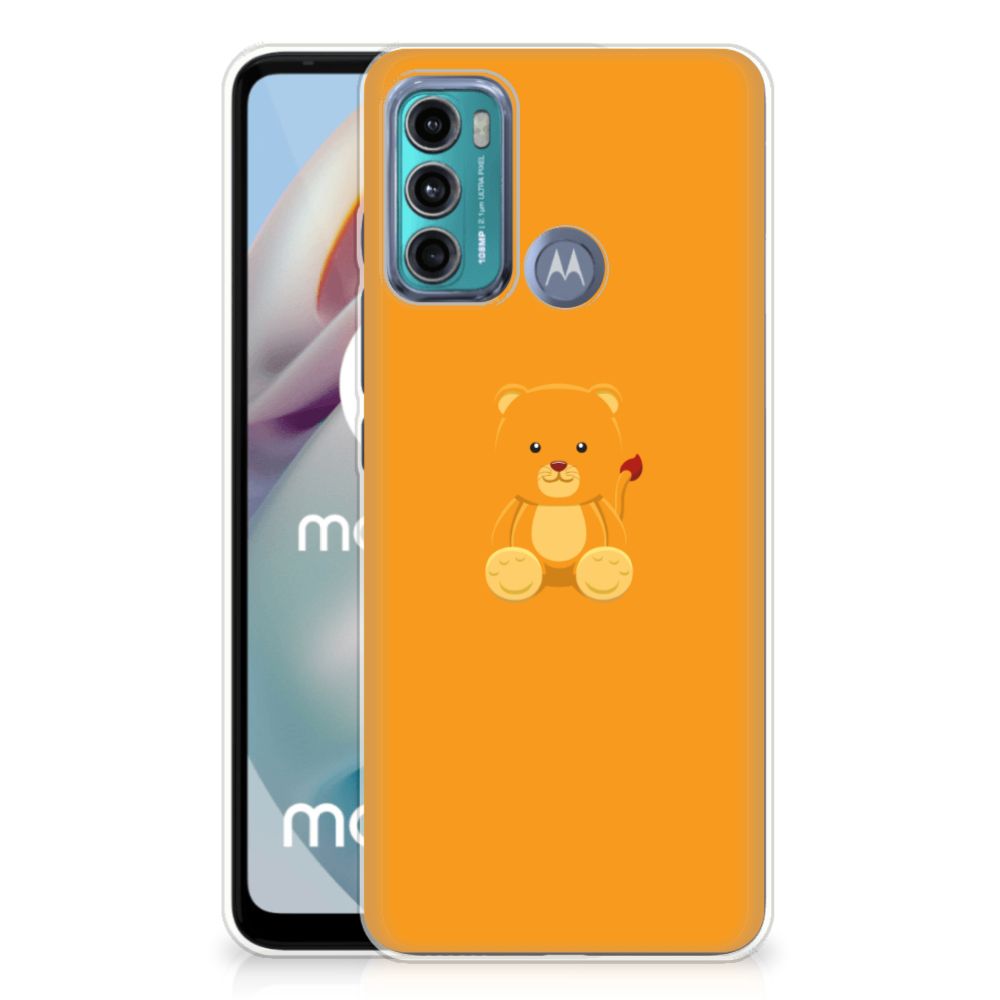 Motorola Moto G60 Telefoonhoesje met Naam Baby Beer B2C Telecom
