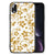 Apple iPhone XR Bloemen Hoesje Gouden Bloemen