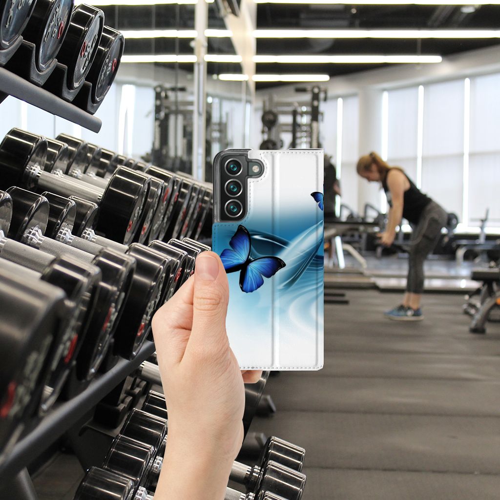 Samsung Galaxy S22 Plus Hoesje maken Vlinders - B2C Telecom