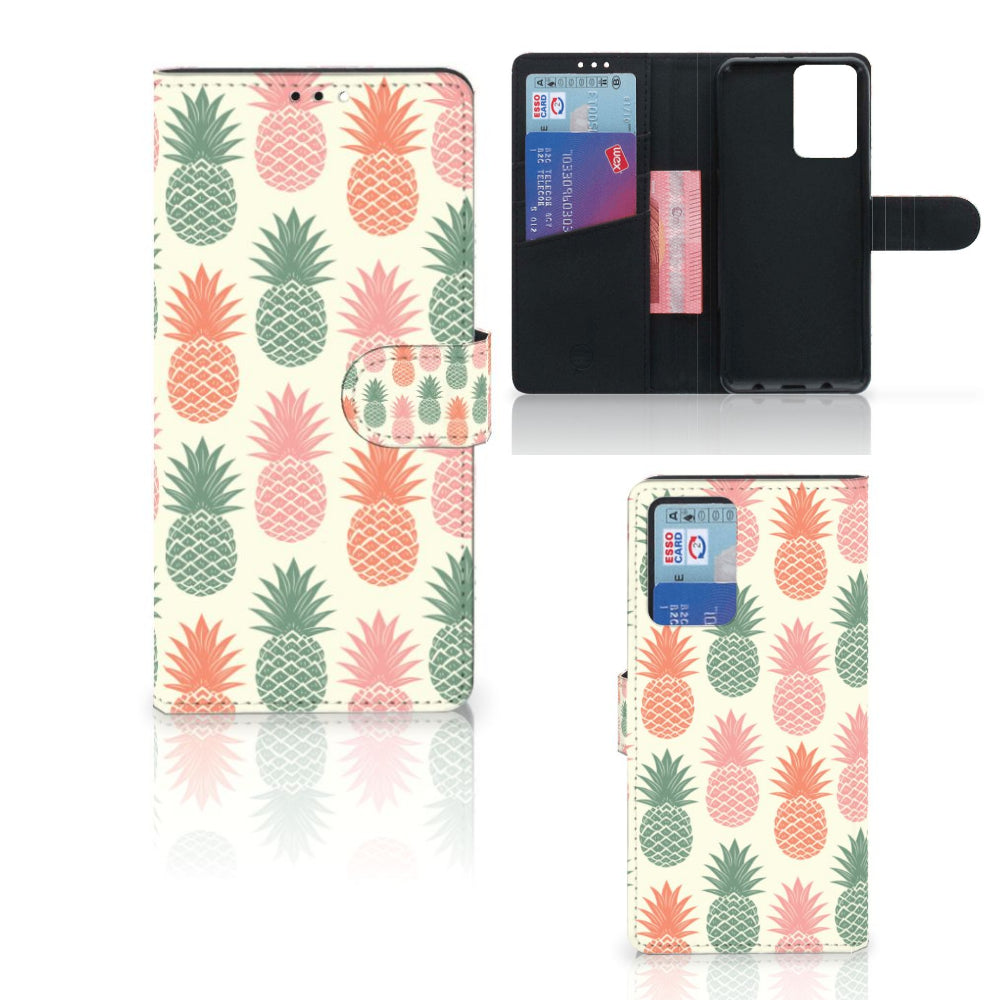 Xiaomi Redmi Note 10 Pro Book Cover Ananas