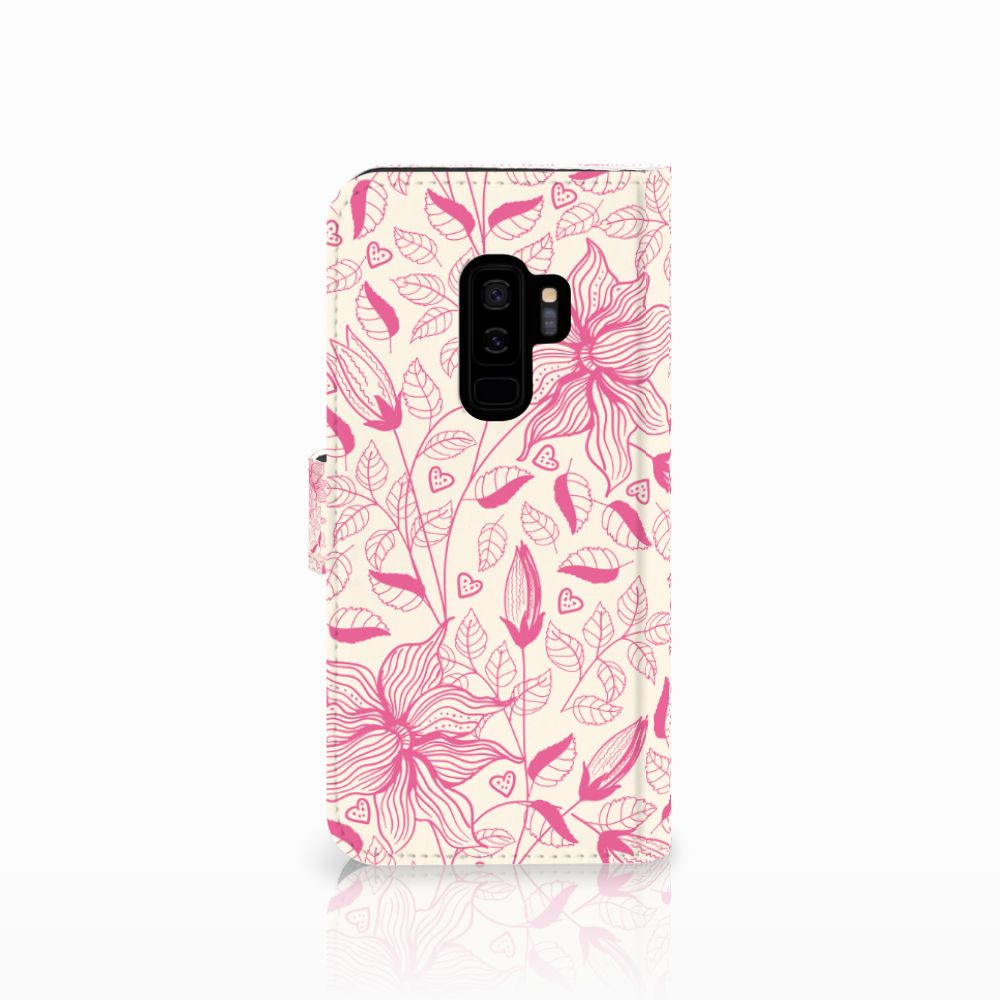 Samsung Galaxy S9 Plus Hoesje Pink Flowers