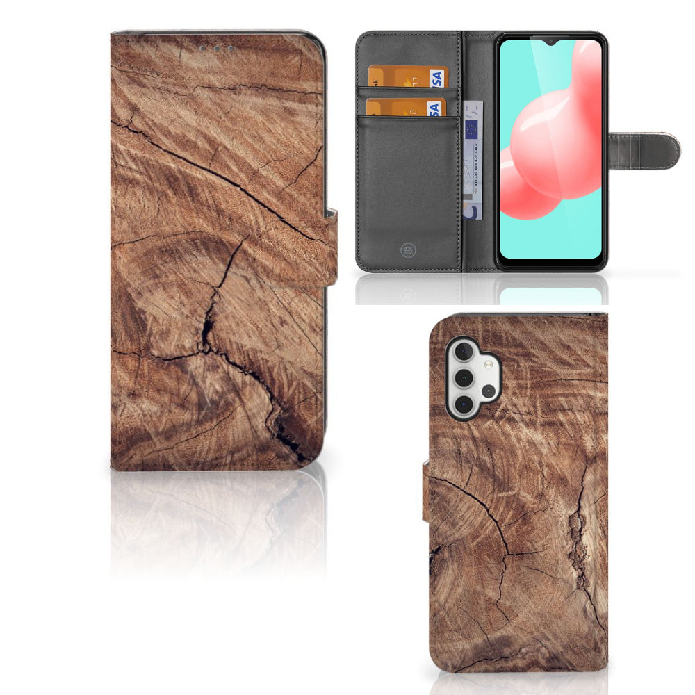 Samsung Galaxy A32 5G Book Style Case Tree Trunk