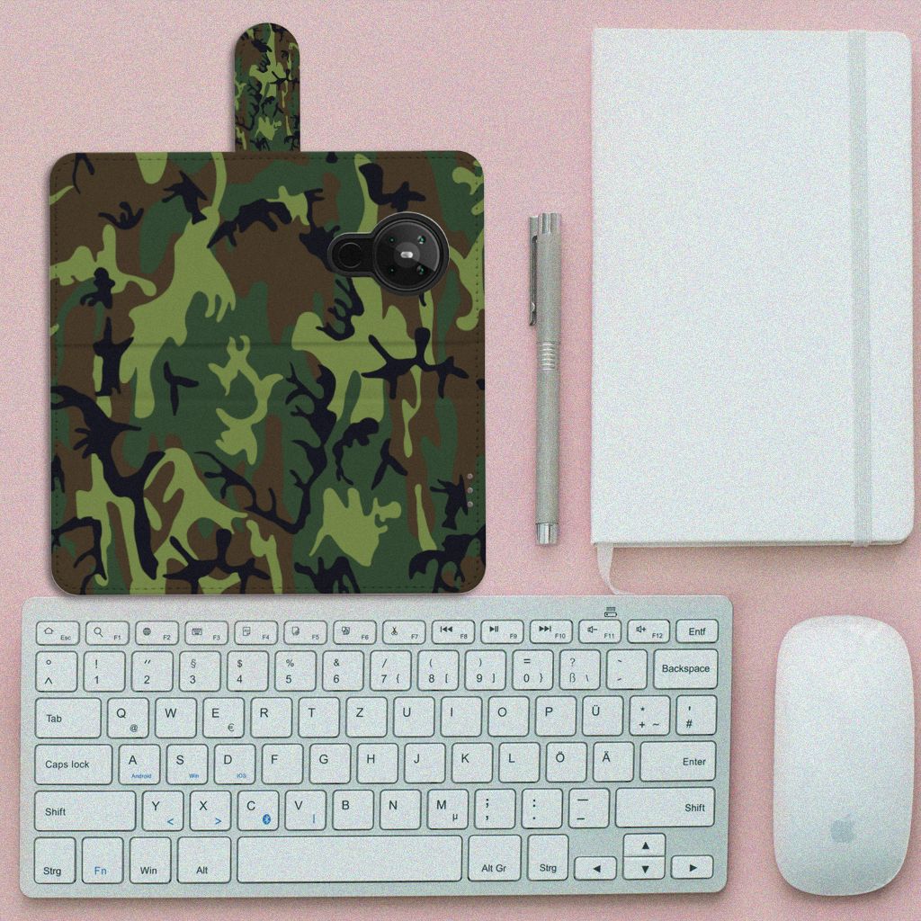 Nokia 5.3 Telefoon Hoesje Army Dark
