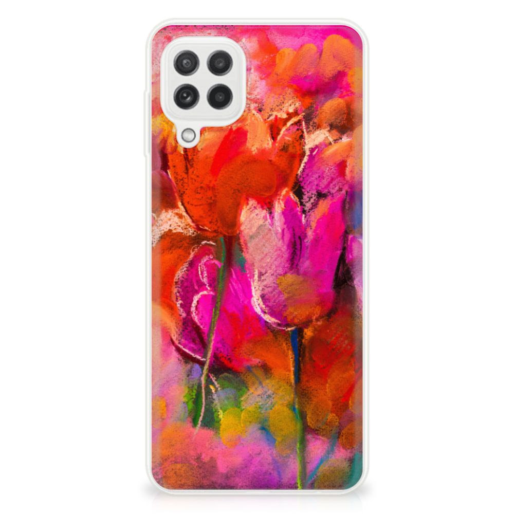 Hoesje maken Samsung Galaxy A22 4G | M22 Tulips