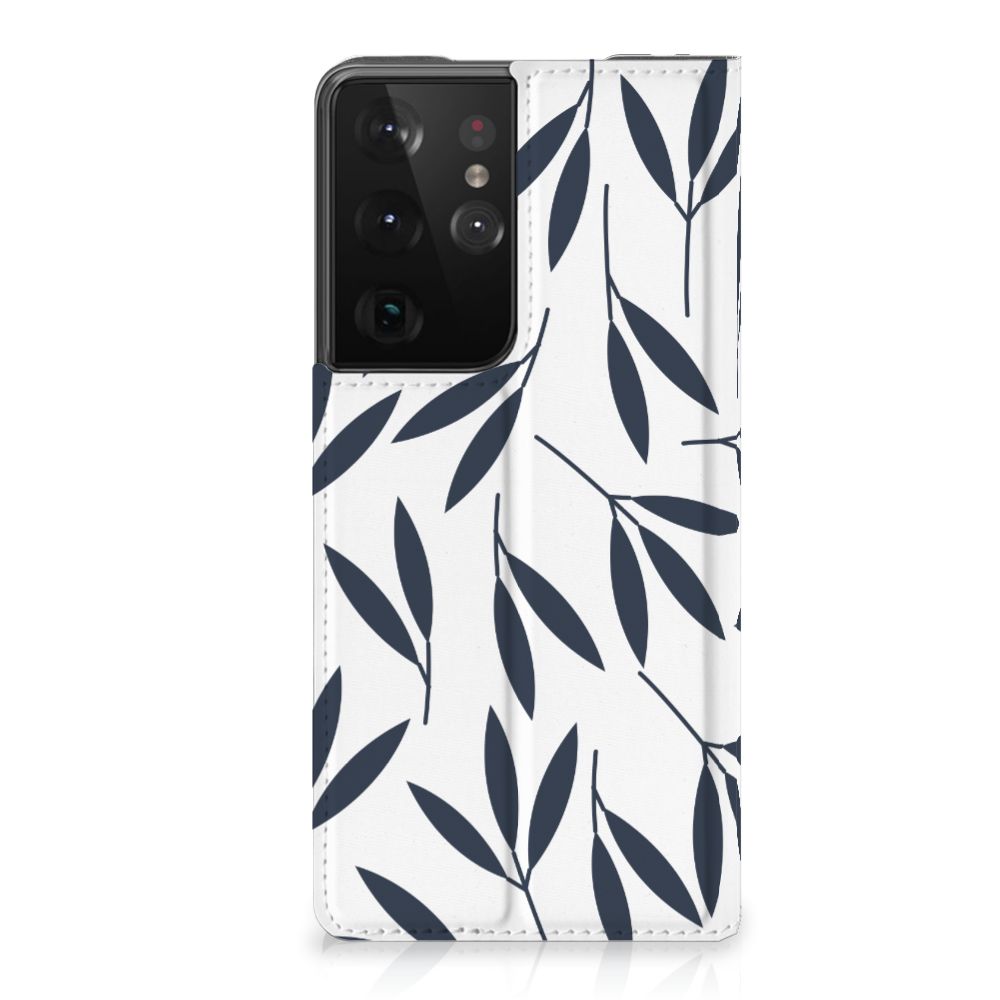 Samsung Galaxy S21 Ultra Smart Cover Leaves Blue - B2C Telecom