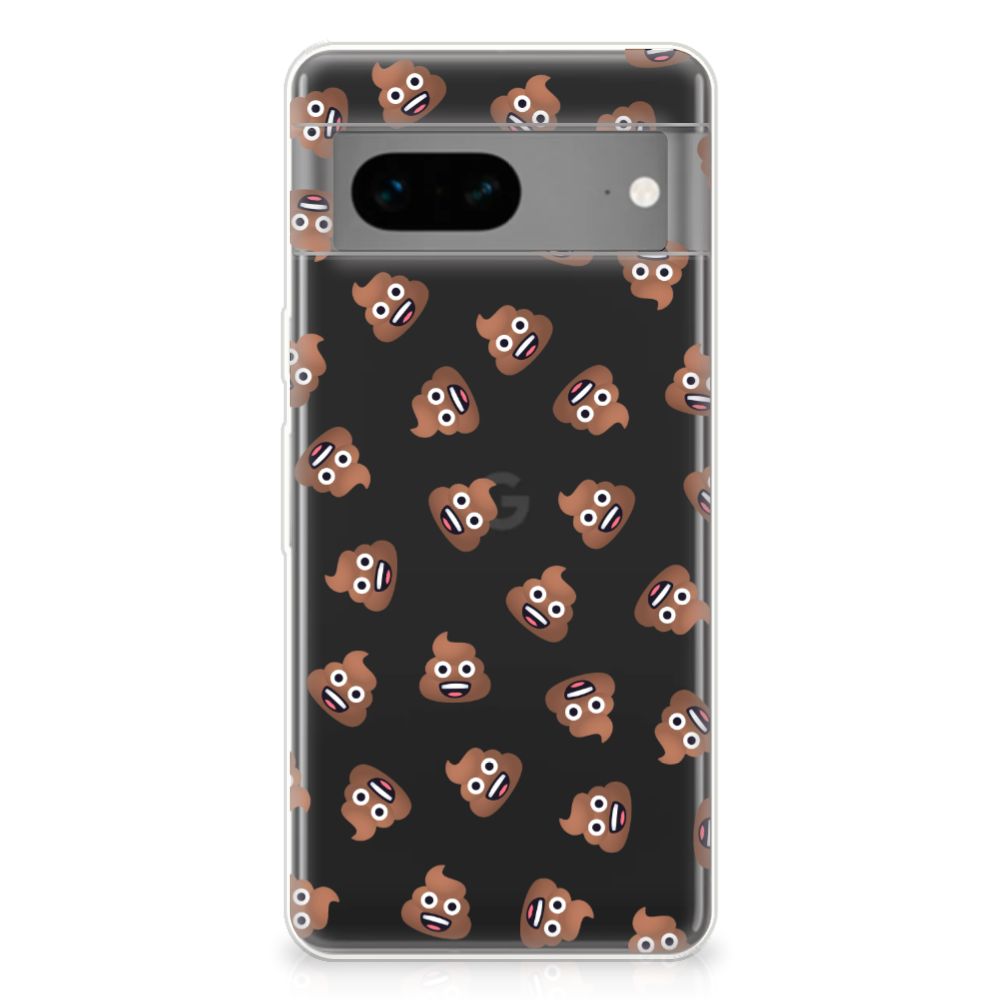 TPU bumper voor Google Pixel 7 Poep Emojis B2C Telecom