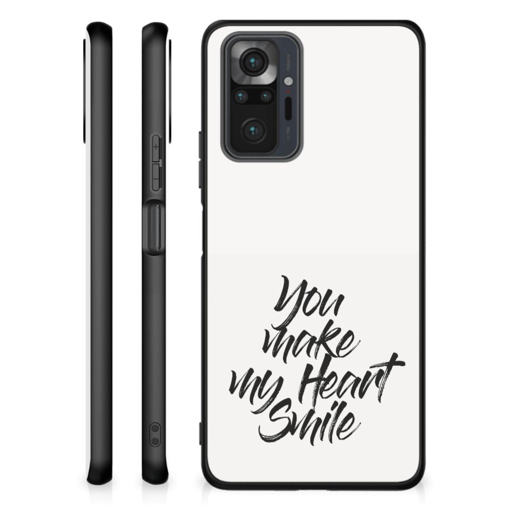 Xiaomi Redmi Note 10 Pro Telefoon Hoesje met tekst Heart Smile