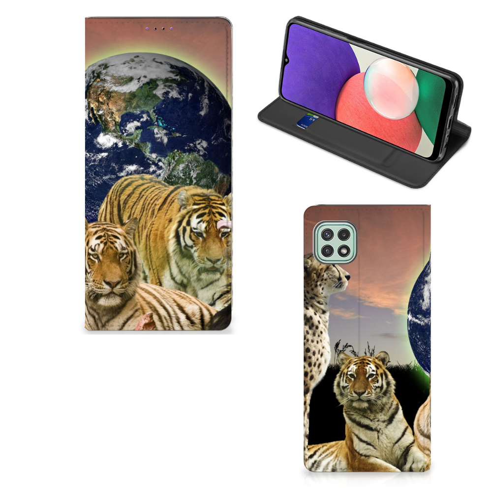 Samsung Galaxy A22 5G Hoesje maken Roofdieren - B2C Telecom
