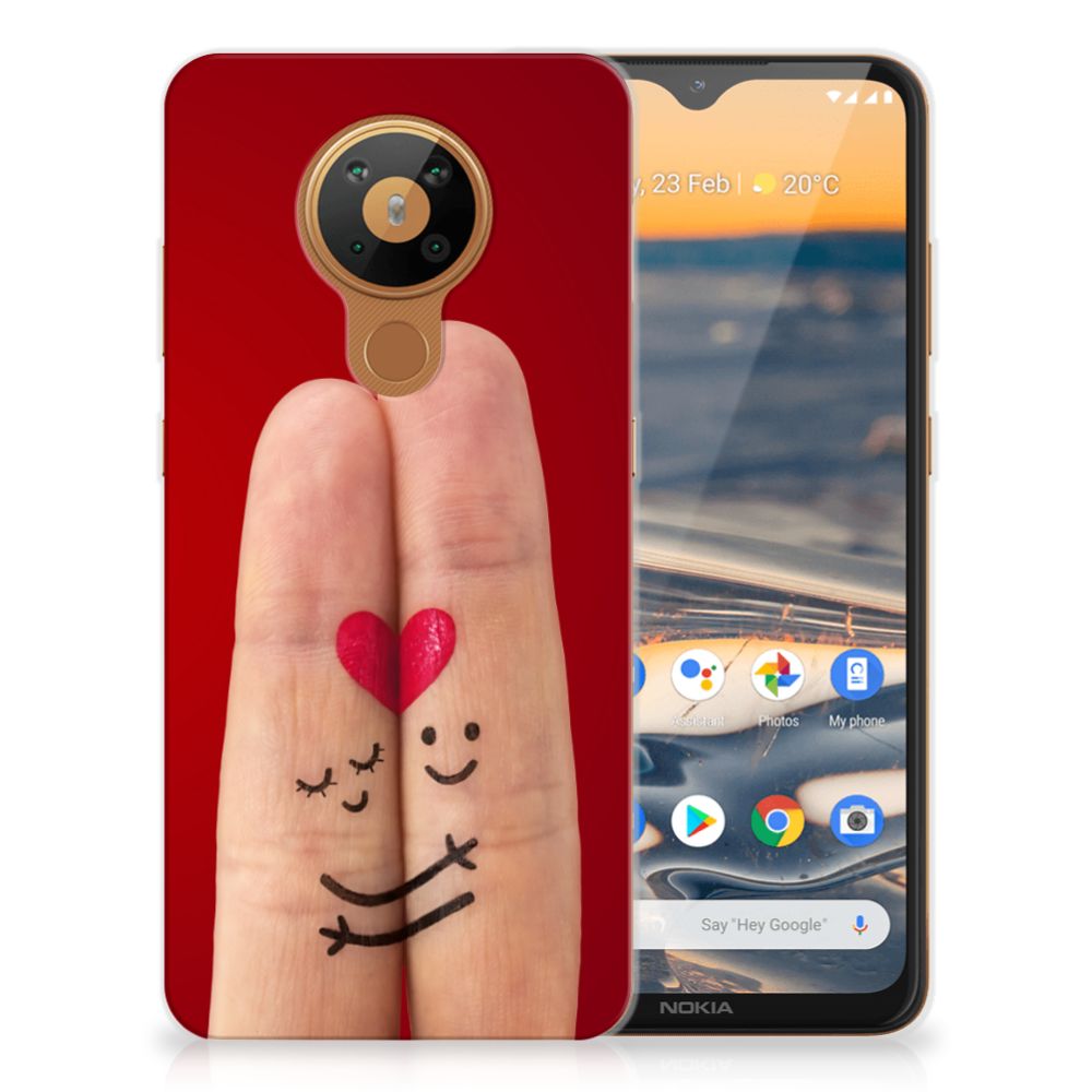 Nokia 5.3 Silicone Back Cover Liefde - Origineel Romantisch Cadeau B2C Telecom
