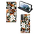 Smart Cover voor Samsung Galaxy S21 FE Dark Flowers - B2C Telecom