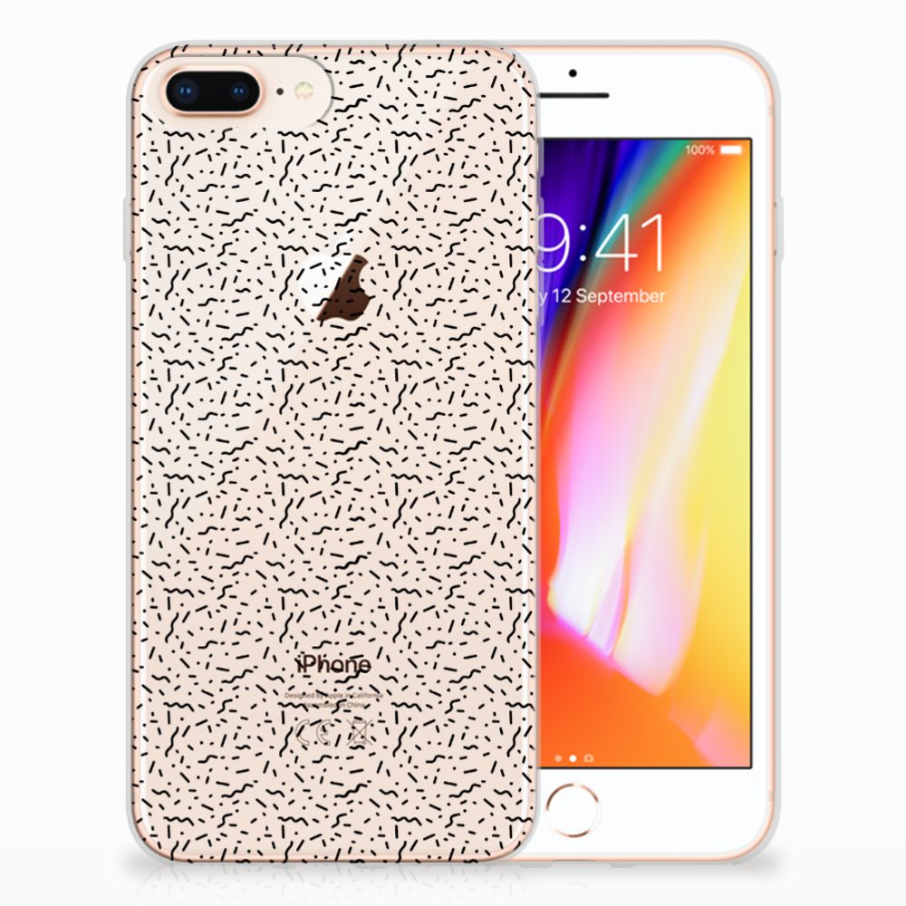 Apple iPhone 7 Plus | 8 Plus TPU bumper Stripes Dots